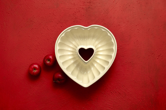 Keramická silnostěnná forma srdce DELÍCIA dokonale propracované detaily, snadné vyklopení 