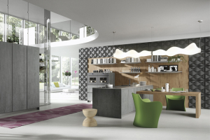 Kassia od Karima Rashida – hybridní evoluce kuchyně a obytného prostoru