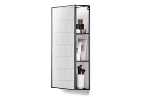 Zrcadlo Cubiko , ocelová lakovaná polička, cena 2 990 Kč