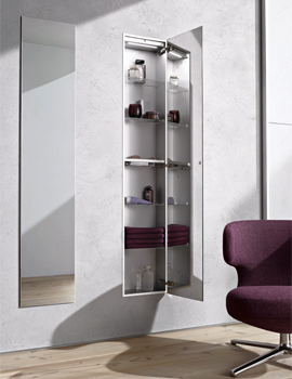 Vysok&aacute; skř&iacute;ňka se zrcadlem Concept 300, dv&iacute;řka push-open, osvětlen&iacute;, cena 25&nbsp;350&thinsp;Kč