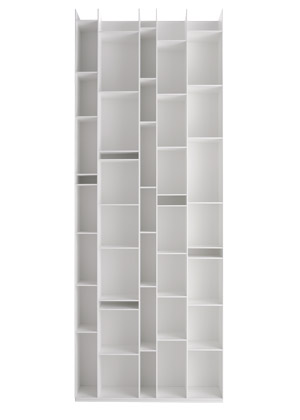 Knihovna Random, design Neuland Industriedesign, matn&yacute; lak, MDF deska, melaminov&yacute; povlak zadn&iacute; strany, v&iacute;ce barev i&nbsp;kompozic,  cena od 5&nbsp;958 do 33&nbsp;304 Kč