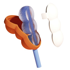Svěž&iacute; n&aacute;pad Odbornou porotu soutěže Red Dot Design zaujala s&eacute;rie formiček na nanuky Popsicle, inspirovan&aacute; tradičn&iacute; č&iacute;nskou sladkost&iacute; tanghulu. Integrovan&eacute; brčko umožňuje dal&scaron;&iacute; využit&iacute; &ndash; lze ho totiž s&nbsp;hotov&yacute;mi kostkami ledu jednodu&scaron;e vyjmout ze silikonov&eacute; formy a&nbsp;ponořit do libovoln&eacute;ho n&aacute;poje. Design Ningbo,  cena na dotaz. 