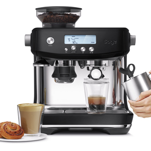 P&aacute;kov&eacute; espresso The Barista Pro SES878BTR, integrovan&yacute; ml&yacute;nek, až 30 různ&yacute;ch nastaven&iacute; hrubosti k&aacute;vy, tepeln&yacute; syst&eacute;m ThermoJet pro nastaven&iacute; do tř&iacute; vteřin, cena 21 999&nbsp;Kč 