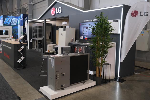 LG na Aquathermu: Od tepelných čerpadel Therma V až po výkonný Inverter Scroll Chiller pro komerční objekty a chytré domovy