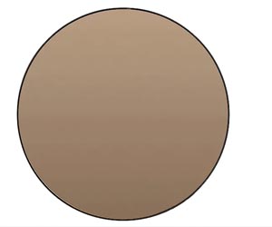 N&aacute;stěnn&eacute; zrcadlo Espejo,&nbsp;kov, MDF a&nbsp;sklo, průměr 116 cm, cena na dotaz