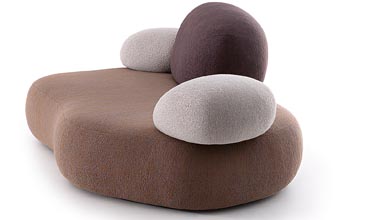 Modul&aacute;rn&iacute; sofa Pebble Rubble, design Front, dostupn&eacute; v&nbsp;mnoha rozměrech a&nbsp;barevn&yacute;ch proveden&iacute;ch, cena na dotaz 