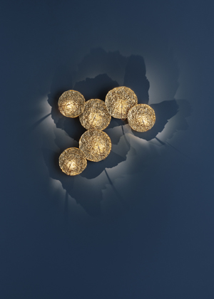 Gold Moon: dotek zlat&eacute; elegance pro va&scaron;e stěny