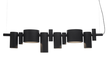 Z&aacute;věsn&eacute; LED sv&iacute;tidlo Dancing Queen, design Victor Vasilev, hlin&iacute;k, čern&aacute; matn&aacute;, cena 70 785&nbsp;Kč