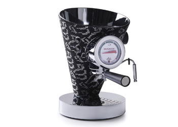 Diva, espresso k&aacute;vovar zdoben&yacute; drobn&yacute;mi kři&scaron;ť&aacute;ly, cena 87&nbsp;500&nbsp;Kč 