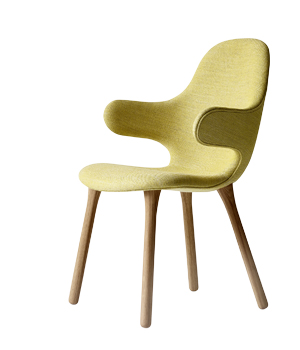 Židle JH1 z&nbsp;kolekce Catch, design Jaime Hay&oacute;n, dubov&eacute; dřevo, polyuretanov&aacute; pěna, cena 23&nbsp;375 Kč