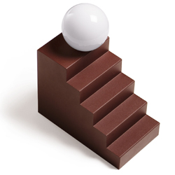 Stoln&iacute; lampa Stair, design Notchi Architects, sklo a&nbsp;lakovan&aacute; ocel, v&yacute;&scaron;ka 22,5 cm,  cena 7 670 Kč 