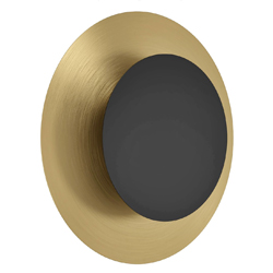 N&aacute;stěnn&eacute; sv&iacute;tidlo Tocina, kart&aacute;čovan&aacute; mosaz a&nbsp;ocel, &Oslash; 24 cm, cena 1 890 Kč