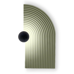 N&aacute;stěnn&eacute; sv&iacute;tidlo Tapis, plstěn&aacute; povrchov&aacute; &uacute;prava pohlcuje zvuk, v&yacute;&scaron;ka 65 cm,  cena na dotaz 