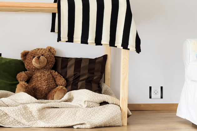 Z&aacute;suvka ELEGANT s clonkami antracitov&eacute; čern&eacute; bočnice