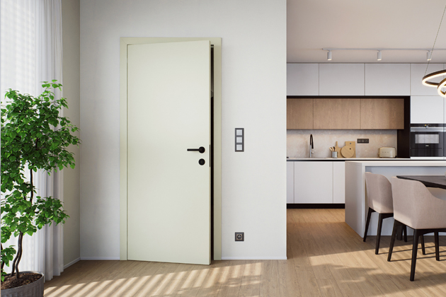 Interiérové dveře VEKRA VELVET, povrch DIAMATT zelená lak