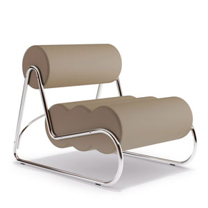 Křeslo Fave, design Hansen &amp; Hyldahl, chromov&aacute; nebo čern&aacute; konstrukce, čalouněn&iacute;  na v&yacute;běr, cena od 52&nbsp;441&nbsp;Kč 