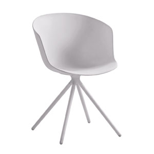 Židle V1 z&nbsp;kolekce Mono Chair, design 365&deg; North, pr&aacute;&scaron;kově lakovan&aacute; ocel, plast  se skeln&yacute;m vl&aacute;knem, polstrov&aacute;n&iacute; l&aacute;tka, kůže, v&yacute;&scaron;ka sedu 46 cm, cena 9&nbsp;847&nbsp;Kč