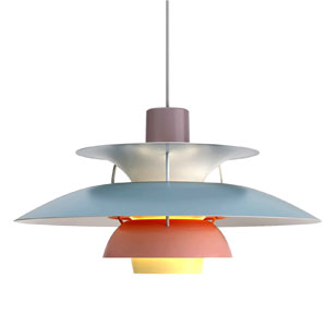 Z&aacute;věsn&eacute; sv&iacute;tidlo PH 5 z&nbsp;kolekce PH, design Poul Henningsen, ocel, &Oslash; 50 cm, v&yacute;&scaron;ka 27 cm, cena 25&nbsp;373&nbsp;Kč