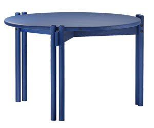 Konferenčn&iacute; stolek Sticks, lakovan&eacute; borovicov&eacute; dřevo, &Oslash; 60 cm, v&yacute;&scaron;ka 40 cm a&nbsp;&Oslash; 80 cm, v&yacute;&scaron;ka 32 cm, cena 6&nbsp;699&nbsp;Kč 