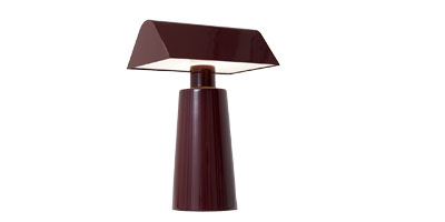 Přenosn&aacute; stoln&iacute; lampa MF1 z&nbsp;kolekce Caret, tř&iacute;stupňov&yacute; stm&iacute;vač, lakovan&aacute; ocel, v&yacute;&scaron;ka 22 cm, cena 5&nbsp;348&nbsp;Kč