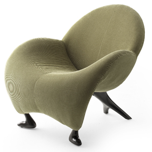 Křeslo Papageno 931, design Jan Armgardt, textilie Spazio, lakovan&yacute; kov, cena  od 67 640 K