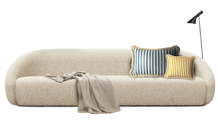 Sofa z kolekce Apper, design Antonio Rodriguez, v&iacute;ce druhů textili&iacute;, cena 