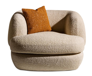 Křeslo Biza, design Monica Armani,  v&iacute;ce druhů čalouněn&iacute;, v&iacute;ce barev i v bukl&eacute; tkanině, cena na dotaz &rarr;&nbsp;