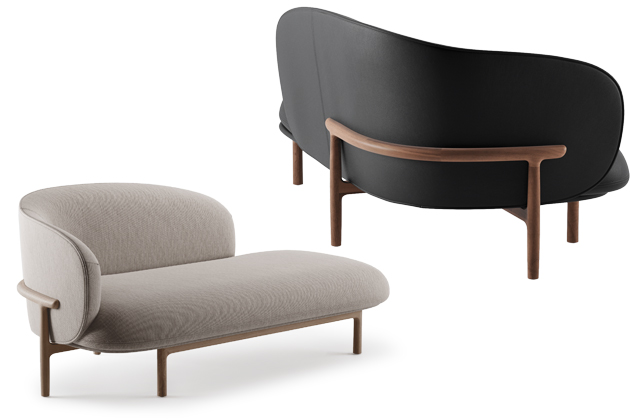 Sofa Mela Daybed, design Regular Company, rozměry 180 × 93 × 79 cm, cena na dotaz.