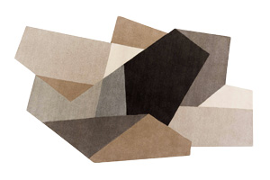 Ručně v&aacute;zan&yacute; koberec Loko Natural, design Daria Zinovatnaya, 100 % př&iacute;rodn&iacute; nebarven&aacute; vlna, 200 &times; 334 cm, cena 176&nbsp;000 Kč