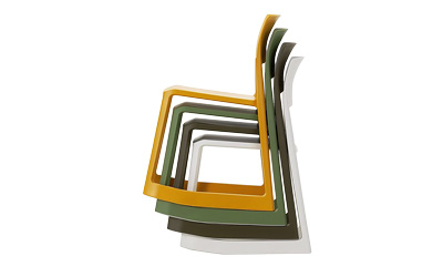 Židle Tip Ton, polypropylen, rozměry&nbsp;78,6 &times; 55,5 &times; 50,9 cm, cena 7 314&nbsp;Kč