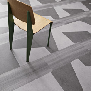 Vinylov&eacute; podlahy Rock Cement Trapezform, Light Cement Trapezform a&nbsp;Grigio Twine z&nbsp;kolekce Allura (Forbo), dekor kamene s&nbsp;přirozen&yacute;m reli&eacute;fem a&nbsp;matn&yacute;m povrchem, akustick&aacute; &uacute;prava, cena na dotaz 