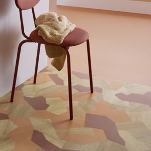 Z&aacute;těžov&aacute; vinylov&aacute; podlaha Terracotta Shaped Wood z&nbsp;kolekce Modul&rsquo;up (Forbo), voln&aacute; pokl&aacute;dka, cena na dotaz