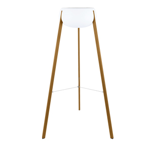 Přenosná lampa Ulli, design studio Fermob, hliník, polykarbonátový difuzor, výška 30 cm