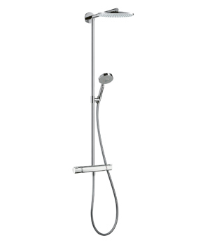 N&aacute;stěnn&yacute; sprchov&yacute; syst&eacute;m Raindace S, termostatick&aacute; baterie, chrom,16 l/min, cena 27&nbsp;237 Kč