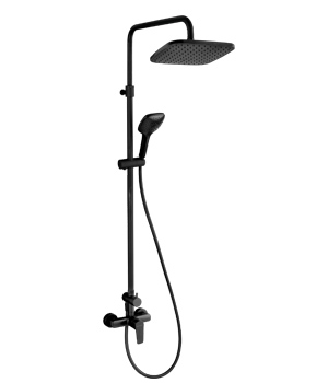 Sprchov&yacute; set Raindance Alive S (Hansgrohe), horn&iacute; sprcha, ručn&iacute; sprcha, jezdec, sprchov&yacute; termostat, sprchov&aacute; hadice, sprchov&aacute; tyč, horn&iacute; sprcha 30 cm, jeden proud, matn&aacute; čern&aacute;, cena 53&nbsp;974 Kč