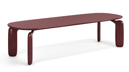 Stůl Pulp, inovativn&iacute; lamin&aacute;t z&nbsp;akrylov&yacute;ch pryskyřic, vysoce odoln&yacute; povrch, rozměry 300 &times; 75 &times; 120 cm, cena na dotaz 